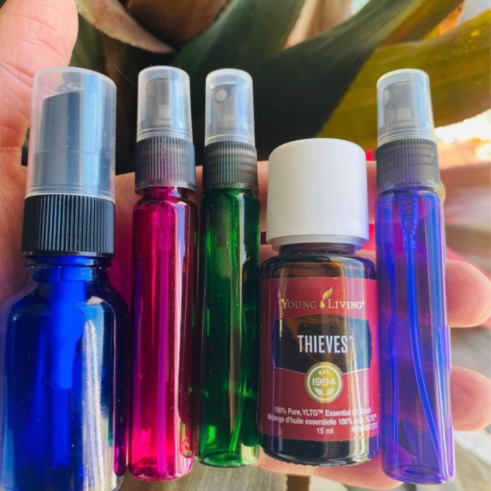 Young Living Thieves Essential Oil with Spray Bottles